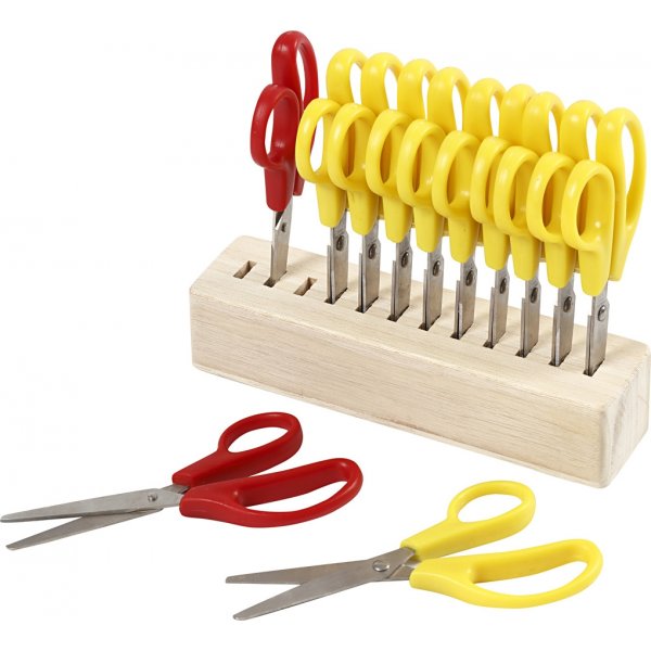 Ciseaux pour enfants - pointe ronde - 12,5 cm - 12 pcs Ciseaux pour enfants - pointe ronde - 12,5 cm - 12 pcs