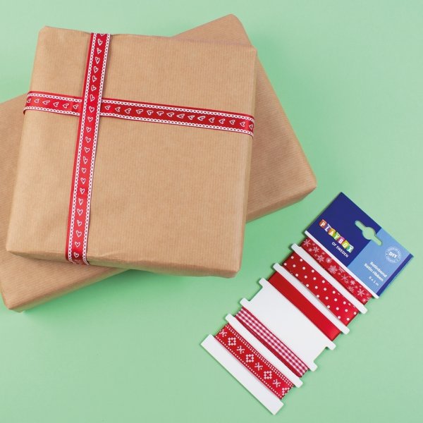 Mélange de rubans de satin - 6 pcs Mélange de rubans de satin - 6 pcs