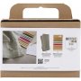 Mini kit DIY broderie, serviette