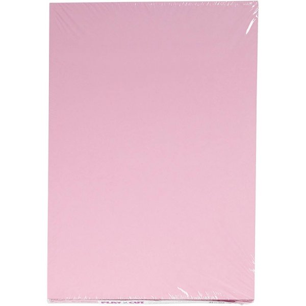 Carton coloré - rose clair - A4 - 180 g - 100 feuilles Carton coloré - rose clair - A4 - 180 g - 100 feuilles