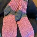 Image client Sox 50g - Rose/rose foncé/écrus (10)