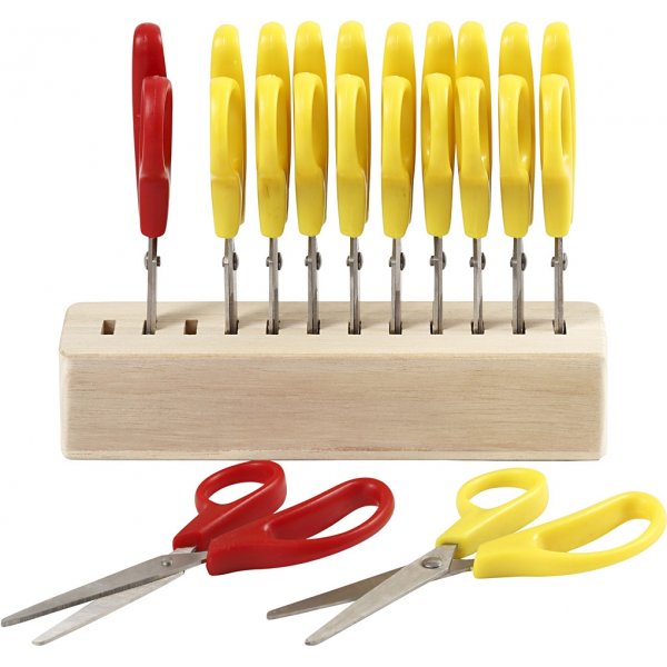 Ciseaux pour enfants - pointe ronde - 12,5 cm - 12 pcs Ciseaux pour enfants - pointe ronde - 12,5 cm - 12 pcs