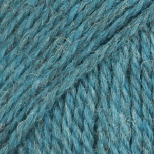 Fil DROPS Flora Mix - 50g - Turquoise foncé (11) Fil DROPS Flora Mix - 50g - Turquoise foncé (11)