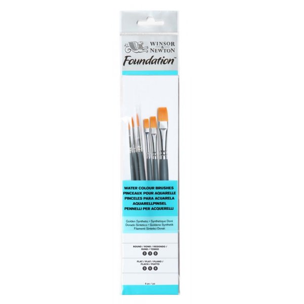 Ensemble de pinceaux synthtiques W&N Foundation Aquarelle - No. 15