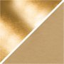Papier cuir - or - uni, feuille - 1 m