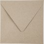 Enveloppe recycle - naturel - 16 x 16 cm - 50 pcs