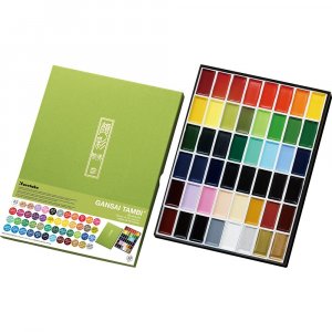 Peinture aquarelle Gansai Tambi - 48 couleurs Peinture aquarelle Gansai Tambi - 48 couleurs
