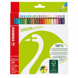 Stylo à dessin Green Colors Multi - paquet de 24 Stylo à dessin Green Colors Multi - paquet de 24