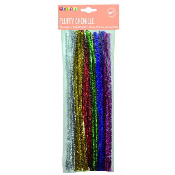 Paillettes pour cure-pipe - 50 pcs