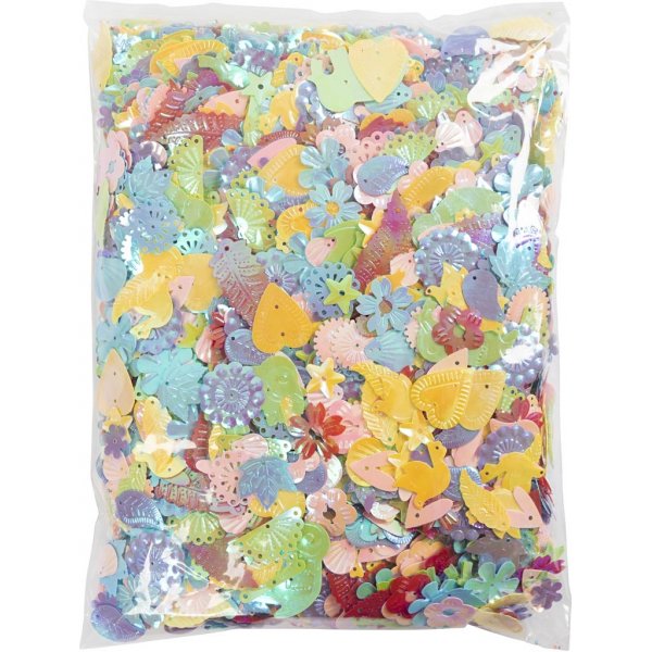Paillettes - couleurs nacre - 400 g