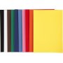 Papier velours - couleurs mlanges - A4 - 10 feuilles