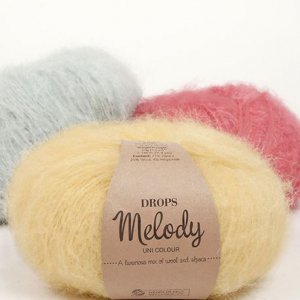 Fil Drops Melody - 50g (effet mohair) Fil Drops Melody - 50g (effet mohair)
