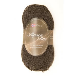 Fil Viking Alpaca Fine 50g - Marron (608) Fil Viking Alpaca Fine 50g - Marron (608)