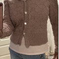 Image client Patron tricot - Cardigan avec dentelle