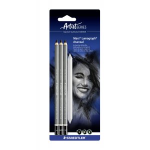 Crayons Mars Lumograph Carbon avec stompf Crayons Mars Lumograph Carbon avec stompf