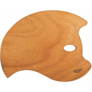 Palette en bois Mabef - Chauve-souris 36x49 cm Palette en bois Mabef - Chauve-souris 36x49 cm