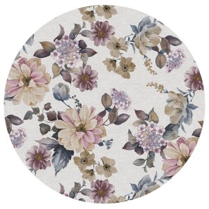 Toile cirée à motif floral - Bruyère Toile cirée à motif floral - Bruyère