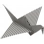 Papier origami - noir/blanc - 10 x 10 cm - 50 feuilles