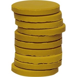 Rondelles de couleur ø 30 mm - ambre - 20 pcs Rondelles de couleur ø 30 mm - ambre - 20 pcs