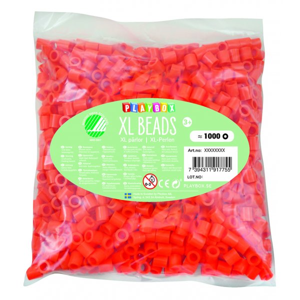Perles de pipe XL 1000 pcs orange Perles de pipe XL 1000 pcs orange
