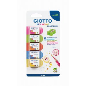 Taille-crayon Giotto Stilnovo - paquet de 5 Taille-crayon Giotto Stilnovo - paquet de 5