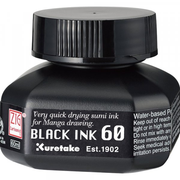 Encre 60 ml - Noir