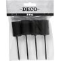 Bougeoir sur embout mtal - 4 pcs