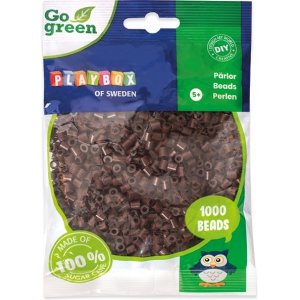 Perles tubulaires Go green 1000 pcs Marron Perles tubulaires Go green 1000 pcs Marron