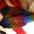 Image client Fil Viking Nordlys 100g - Bleu/rouille/rouge (949)