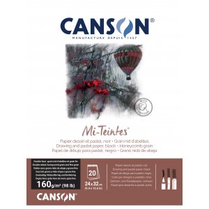 Canson Mi-Teintes 160g Miel Peigne Noire Canson Mi-Teintes 160g Miel Peigne Noire