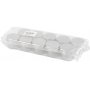 Pot en plastique avec couvercle - 35 ml - 10 pcs
