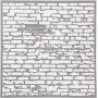 Pochoir - mur - 30,5 x 30,5 cm