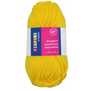 Fil acrylique 50 g jaune Fil acrylique 50 g jaune
