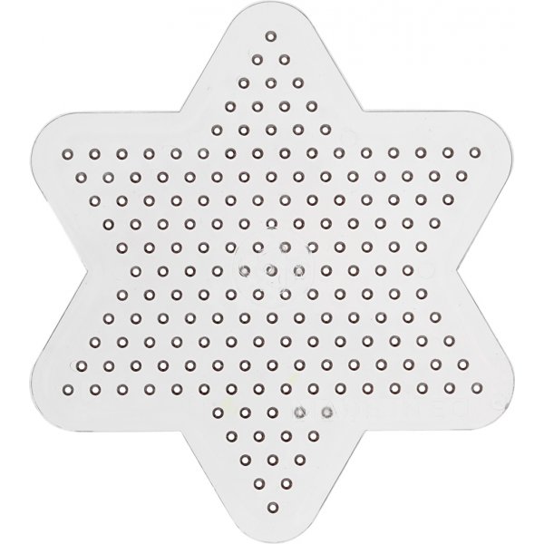 Assiettes perles - transparentes - toile