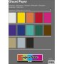 Papier glac - couleurs mlanges - 50 feuilles
