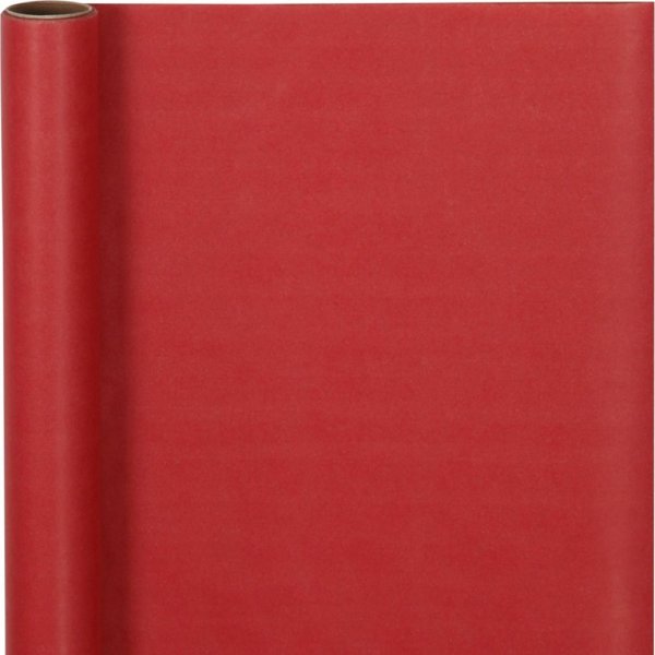 Papier cadeau - rouge - 5 m
