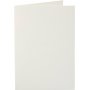 Carte - blanc cass - 10,5 x 15 cm - 10 pcs