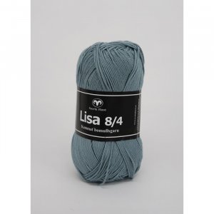 Fil Black Sheep Lisa 8/4 50g - Bleu brouillard/vert (74) Fil Black Sheep Lisa 8/4 50g - Bleu brouillard/vert (74)