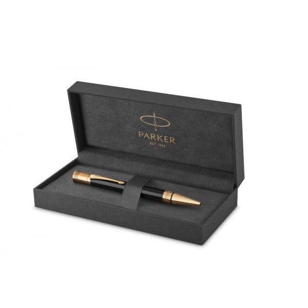 Stylo bille Parker - Duofold Classic Noir - GT Stylo  bille Moyen noir