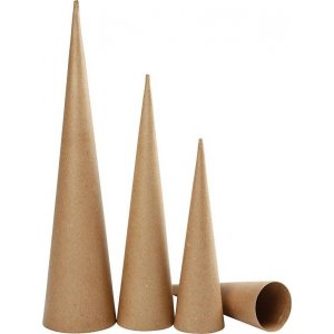 Cônes hauts - Ø8-9-11,5 cm - 3 pcs Cônes hauts - Ø8-9-11,5 cm - 3 pcs