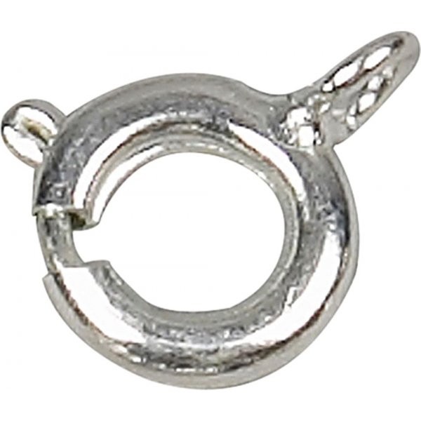 Serrure  ressort - argente - 100 pcs