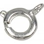 Serrure  ressort - argente - 100 pcs
