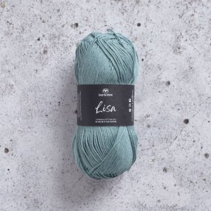 Fil Black Sheep Lisa 8/4 50g - Bleu brouillard/Vert Fil Black Sheep Lisa 8/4 50g - Bleu brouillard/Vert