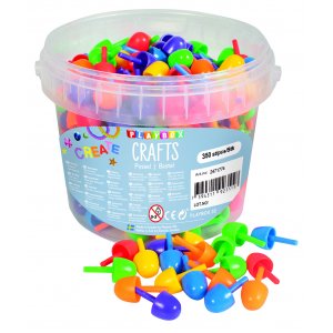 Mosaïque de couleurs en seau Goujon moyen - 350 pcs Mosaïque de couleurs en seau Goujon moyen - 350 pcs