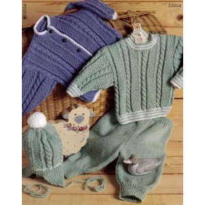 Patron tricot - Pull, cardigan, pantalon et bonnet Patron tricot - Pull, cardigan, pantalon et bonnet