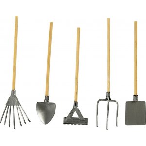 Accessoires du Père Noël - Outils de jardinage - 5 différents Accessoires du Père Noël - Outils de jardinage - 5 différents