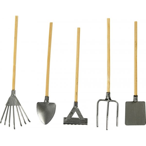 Accessoires du Pre Nol - Outils de jardinage - 5 diffrents