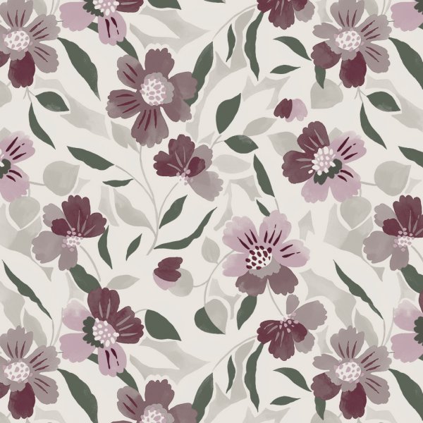 Toile cire PVC Vera - Rose