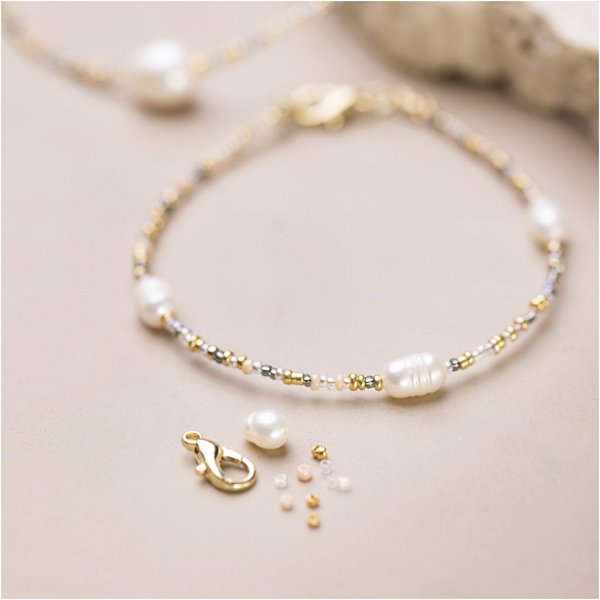 Mini DIY Kit Bijoux - Bracelet et collier avec fermoir