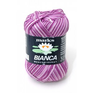 Fil Bianca Ombre - 50g - Rose/blanc (1533) Fil Bianca Ombre - 50g - Rose/blanc (1533)